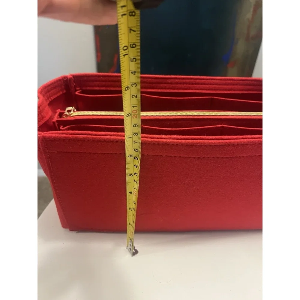OhMyStyle Bag Organizer Red Zipper Pouch